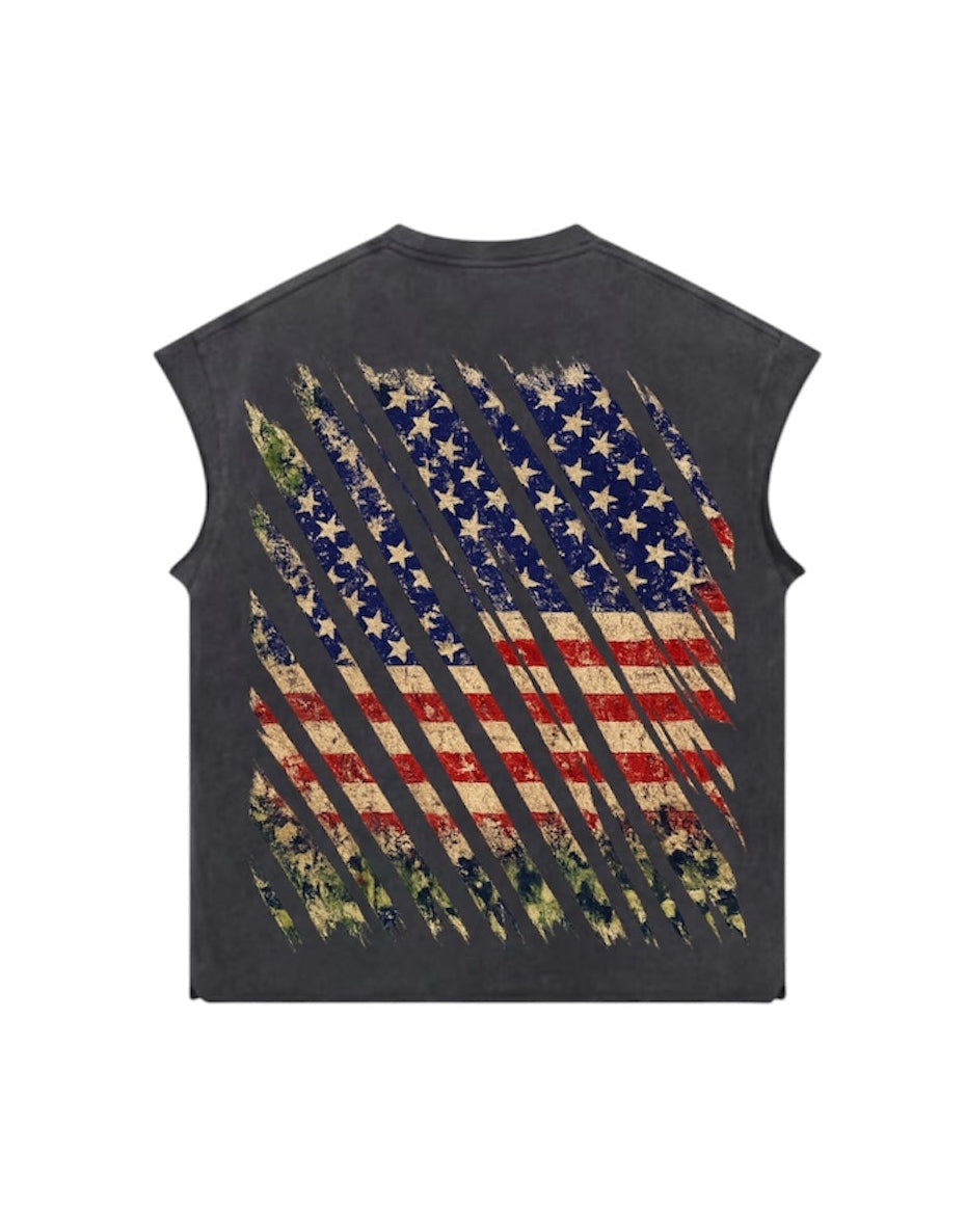 Hustle - Canotta Flag