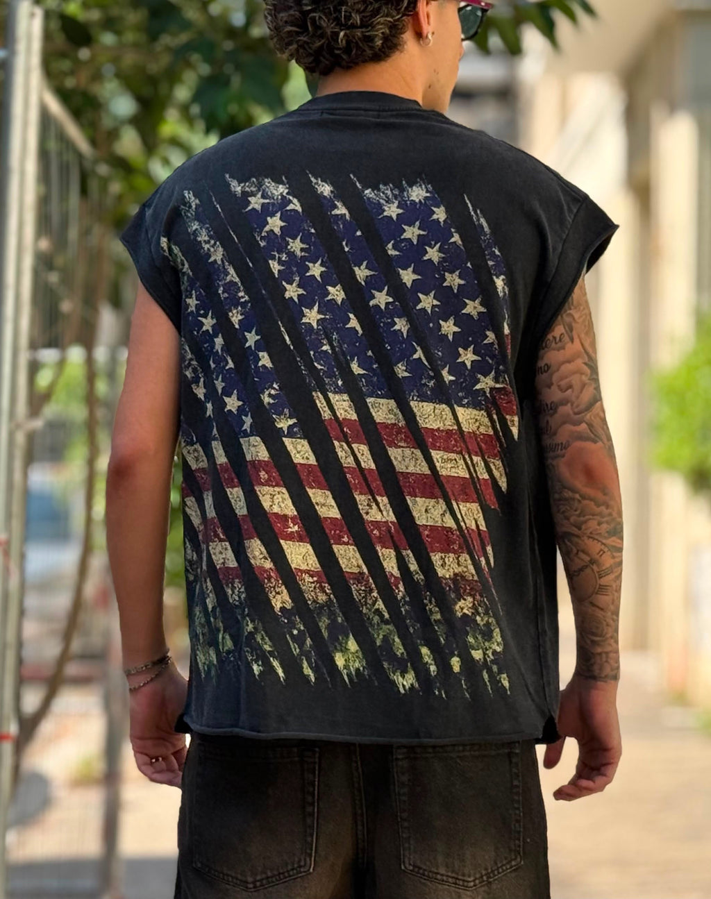 Hustle - Canotta Flag